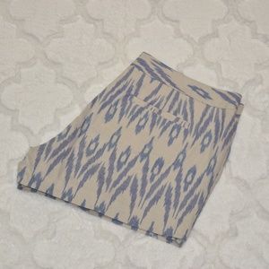 NWOT Joie Blue and Cream Shorts